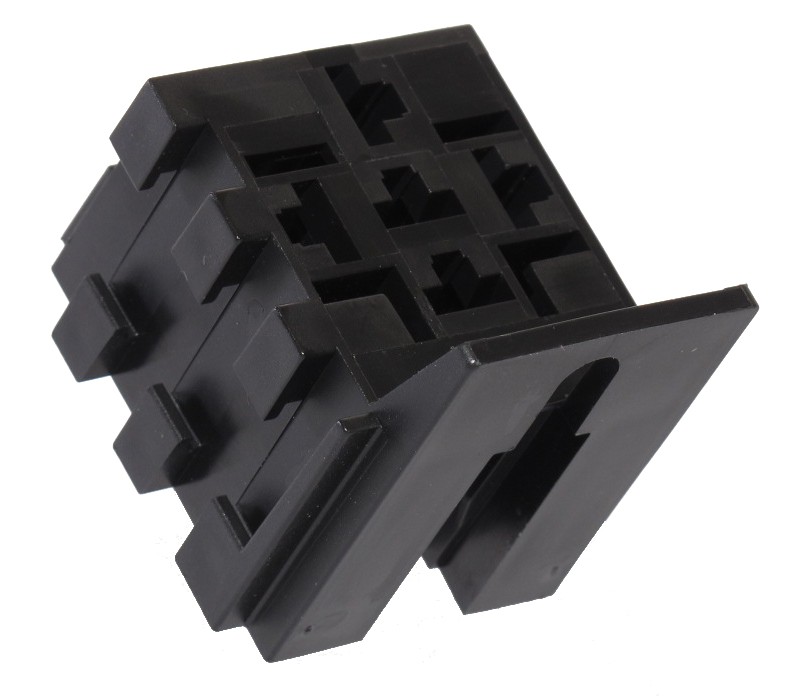 5 Way Black Metri-Pack 630 Special Unsealed Female Connector