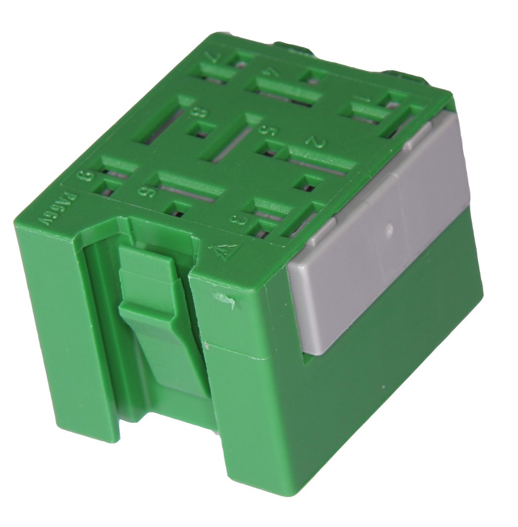 12147063 9 way RELAY BASE GREEN - Raffenday Online