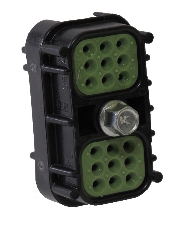 18 Way Black Metri-Pack 150 Sealed Female Connector Assembly, Max Current 14 amps